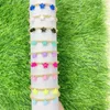 Strand Pärledsträngar 10st Dainty Chain Link Armband Bangles For Women Gifts Star/ Moon/ Heart Bead Punk Jewelry Kent22