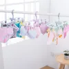 Hangers 2023 Household Hooks 12 Clip Hanger Children Baby Sun Socks Underwear Fold Clothespins Clothes Rack