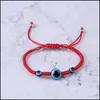 Pulseiras de charme pulseira ￠ m￣o Bracelet Lucky Kabh Red String Thread