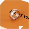 Casal Rings Designer Ring Ring estreito Bracelet Lover Moda para homem mulher 17style 3 Cor Jóias de entrega de gotas de alta qualidade DHXSC