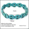 Charme Bracelets Design De Mode Naturel Turquoise Paix Skl Pour Femmes Hommes À La Main Colorf Ronde Pierre Bracelet Bracelets Bijoux Drop De Otts1