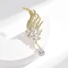 Brooches SUYU Copper Micro Inlaid Cubic Zirconia Angel Feathers Luxury Brooch Jewelry Gift Clothing Accessories