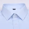 Men's Casual Shirts Dress Short Sleeved Summer White Blue Pink Black Male Regular Fit Men Social 4XL 5XL 6XL 7XL 8XL 230130