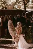 Suknia ślubna Inne sukienki Nude szampan 2023 głębokie V-Neck Bohemia Kapryśna boho marzycielska suknie ślubne plażę vestido de noivaother
