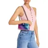 Borse da sera Nuova borsa Kurt Geiger Borsa da donna arcobaleno che unisce pochette patchwork colorata a tracolla