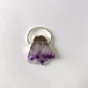 Подвесные ожерелья спроектированы! Натуральный Quartz Quartz Drusy Gem Stone Jewelry Dewellery Collece Purple Fruzy