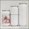 Gobelets Mignon Vide Insated Bouteille D'eau Double Paroi En Acier Inoxydable Thermos Portable Large Bouche Peut Coupe Voyage Coke Vt1746 Drop De Dha8H