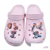 Pièces de chaussures Accessoires Cartoon Croc Charms Pvc Clog Garden Shoecharms Boucle Bracelet Bracelet Décoration Drop Delivery Chaussures Dhquh