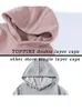 Kvinnors spårningsdräkter toppar kvinnors huva tröjor Autumn Winter Fleece Oversize Hoodies Solid Pullovers Jackets unisex Par 230131