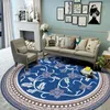 Dywany okrągłe dywan perski dywanik na patio na patio wodoodporne luksusowe pranie dużych dywaników wystrój korytarza