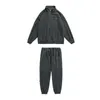 Men's Tracksuits Autumn Fleece Knitted Coat Loose Couple Suit Versatile High Street Style 230130