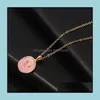 Pendentif Colliers Simple Étoile Lune Coeur Collier Femmes Mode Longue Chaîne Ronde Amour Foudre Fille Amant Creative Bijoux Bdehome Dhcyd