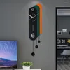 Wall Clocks Dining Room Decor Home Living Decoration Clock Modern Design 3D Aesthetic Digital