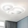 Avizeler Modern Akrilik Düzensiz LED Dimmable Avize Oturma Odası Boyalı Metal Tavan Aydınlatma Nordic Işıklar