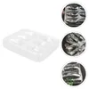 Plates Oyster Plate Traydish Shell Packing Pan Disposable Storage Serving Snail Seafood Oysters Sauce Palstic Roasting Grill