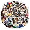 50PCS Titan Stickersへの攻撃アニメATINS FOR KIDS ADARDSラップトップ水ボトル用防水ビニールステッカースケートボードカーDIYデカールYW-TT034