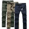 Herrbyxor 2023 Mens Winter Thick Warm Cargo Casual Fleece Pockets Päls Byxa Plus Size 48 Fashion Loose Baggy Joger Worker 230131