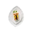 Plates Creative Leaf Plate Ceramic Sushi Dessert El Restaurant Decoration Dipping Pickles Serving Modern White Tableware