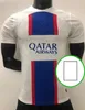 نسخة لاعب Mbappe Hakimi PSGS Soccer Jerseys 22 23 Sergio Ramos Kimpembe Verratti Wijnaldum Marquinhos Maillots de Football Shirt