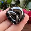 Wedding Rings 6mm 8mm Black Men Women Tungsten Carbide Ring Couple Fashion Engagement Band Domed Polished I Love You Know Graved