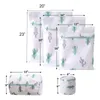 Laundry Bags 5Pcs Set Of Household Anti-Deformation Underwear Cleaning Bag Washing Machine Special Filter Mesh Green