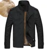 Men's Jackets Autumn Winter Bomber Diamond Pattern Fleece Lined Casual Fashion Clothing Brand Slim Fit Coat 230130