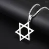 Pendant Necklaces The Latest Classic Fashion Design Stainless Steel Hexagonal Hollow Necklace Men's Casual Temperament Party Jewelry