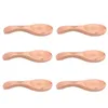 Cuillères 6Pcs Assaisonnement En Bois Baby Home El Serving