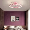 Plafonniers Lampe Design Lumière Changement de Couleur Led Tissu Luminaires Industriels Violet