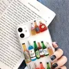 Three-dimensional wine bottle mobile phone Case For iphone 14 plus 14 pro 11 12 13 pro