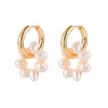 2023 Femmes Perle Dangle Boucle d'oreille Designers Lettres Boucles d'oreilles Cristal Marque de luxe Plaqué or 18 carats pour accessoires de bijoux de fête de mariage