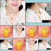 Pendant Necklaces Hard Gold Womens Plated Necklace Zodiac Monkey Bdehome Drop Delivery Jewelry Pendants Dh2Yx