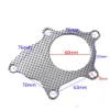 Турбокомпрессоры t3t4 5bolt b/d серия серии турбо -коллекторов. Процесса выхлопного графита алюминиевая прокладка