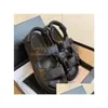 Sandalen Designer Frauen 3540 Slides Kristall Kalbsleder Freizeitschuhe gesteppte Plattform Sommer Strand Slipper mit Box Drop Lieferung AC Dhwqx