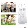 Ice Buckets And Coolers Wine Bag Pvc Transparent Cooler Clear Beer Pouch Bags With Handle For White Champagne Cold Drop Delivery Hom Otkf9