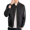 Vestes pour hommes MANTLCONX surdimensionné 7XL 8XL hommes printemps automne manteaux décontractés couleur unie vêtements de sport fermeture éclair mâle Bomber veste