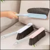 Reinigingsborstels 1 st zachte borstel Borstel Lange handgreep Bed Clean Broom Manen Dusting Sofa Sweep Home Supplies VTM TL1060 Drop Deli Dhab8