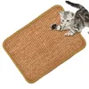 Móveis de gato arranhões de sisal natural gato arranhando post mat scratcher placa tapetes tats de brinquedo árvore árvore de areia de mato de pegagem de pet de animal de estimação cool cor aleatória 230130