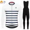 Jersey Sets Raudax Autumn and Winter Windproof Fleece Men's Long Sleeve Suit Cycling Clothing Mountain Warm Road Bike Sportswear Z230130