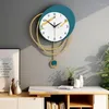 Horloges murales luxe horloge silencieuse pendule mécanisme nordique grand insolite décor à la maison salon Horloge Decoraction NU