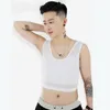 Kadın şekillendiricileri Tomboy Pullover Göğüs Göğüs Bağlayıcı Flatten şekillendirici yelek ftm Lezbiyen Trans Korse iç çamaşırı buz ipek nefes alabilen bandaj tankı