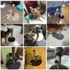 Meble dla kotów Sisal Rope Scraper Screnting Po Kitten Pet Tower Tower z piłką koty sofa ochraniacze