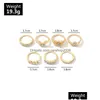 Band Rings Fashion Jewelry Knuckle Ring Set Rhinstone Butterfly Leaf Set 7st/Set Drop Delivery Dhugn