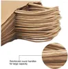 Storage Bags Kraft Paper Bag White Brown Twisted Handle Party Bride Birthday Gift Wedding Celebrations