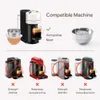 Kaffefilter Endast för användning med Nespresso Vertuo Next Vertuoline Återanvändbar kapsel i rostfritt stål Återfyllbart filter Original Pod 230131