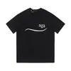 2023 여름 디자이너 남성 T 셔츠 편지 파인 파인 스트리트웨어면 티셔츠 여자 고급 스러움 Tshirts 의류 크기 s-2xl