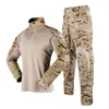 Survêtements pour hommes Chemise de combat Pantalon Camouflage Vert Tactique Uniforme Forces Spéciales Soldat Costume Tactique Formation Chasse CostumeHommes HommesHommes