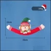 Dekoracje świąteczne kurtyna klamra lalka Santa Snowman Kreatywne zasłony Przytrzymaj Połącz Połącz Xmas Homena Home Wind