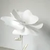 装飾的な花100cm人工大型ポピーフラワーヘッドPEフォーム素材DIYウェディングデコレーションロードリードショップディスプレイ