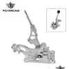 Leva del cambio per motore Acura Rsx / K Series Eg Ek Dc2 Ef Billet Shifter Box Pomello del cambio in vera fibra di carbonio Manuale sferico Pdz001 Drop Dhb0R